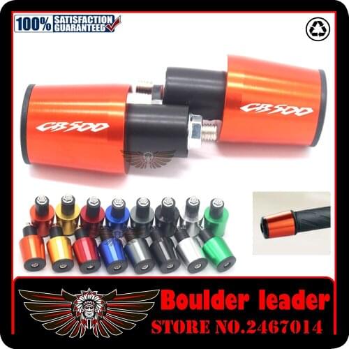 Motorcycle Accessories 7/8'' 22MM Handlebar Grips Handle Bar Cap End Plugs For Honda CB500 CB 500 cb500 cb 500