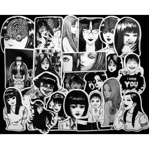 21Pcs/Set Horror And Thriller Style Gothic Wind For Luggage Motorcycle Laptop Refrigerator Washing Machine Pvc Sticker