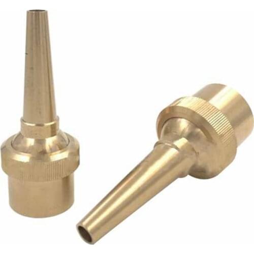 10Pcs 1/2 inch DN15 Brass Jet Straight Adjustable Fountain Water Spray Nozzles Pool Nozzles Garden Landscape Decoration Fountain