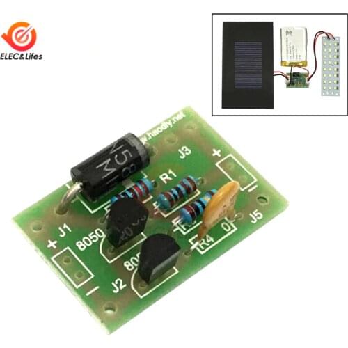 18650 Lithium Battery Charging Board Diy kit with Protection Charger Module Light Control Sensor for Solar Charging Board LED