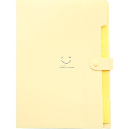 Portable A4 File Document Storages Bag Filing Products Pouch Bill Folder Holder Organizer Fastener School Office Supplies