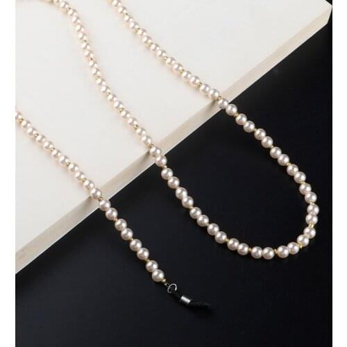 70cm Luxury Eyeglass Chain Lanyard Pearl Beads Sunglasses Reading Glasses Cord Strap For Women Eyewear Accessories
