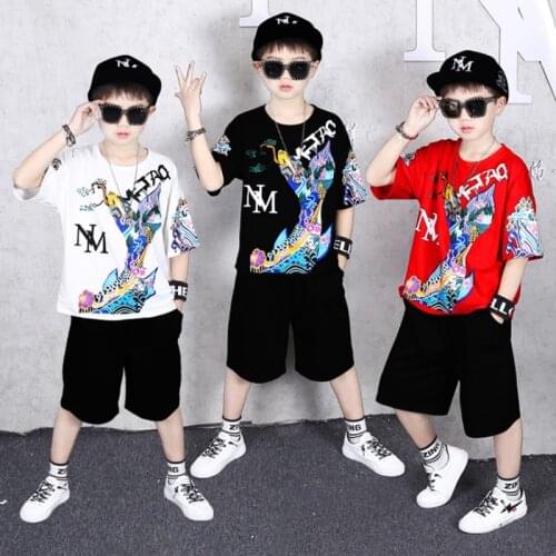 Sport Suits Teenage Summer Boys Clothing Sets Short Sleeve T Shirt & Pants Casual 3 4 5 6 7 8 9 10 12 13 Years Child Boy Clothes