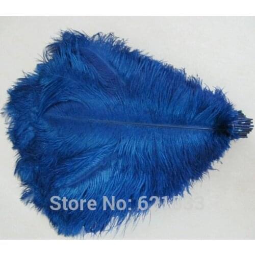 100pcs 16-18inches ostrich feather,ROYAL BLUE,dyed ostrich feather,hair accessories feather,fashion accessories feather