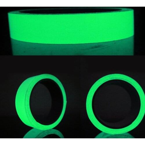 10M 10mm Luminous Tape Self-adhesive Warning Tape Night Vision Glow In Dark Safety Security Home Decoration Tapes drop shipping