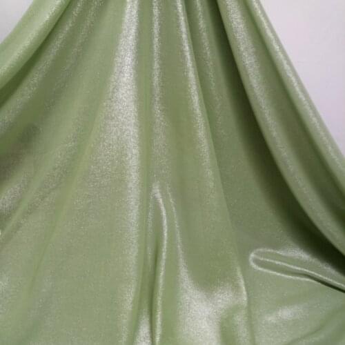 Dancing Dress Chiffon Fabric Bronzed Summer Shiny Dropping Evening Dress Fabric Bronzing DIY Stage Cosplay Cloth