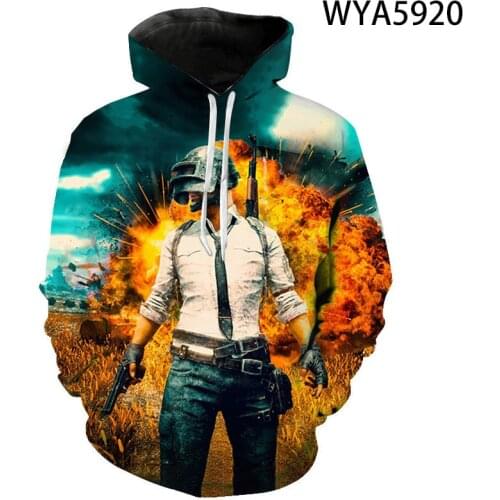 Spring And Fall 3D Printed Sweatshirts Game Pubg Men Women Children Fashion Hoodies Pullover Streetwear Boy Girl Kids Cool Tops