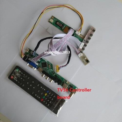 TV56 for QD15TL02 Driver Board 1 lamps VGA AV 30pin Controller New Digital Signal USB Module HDMI 1280X800