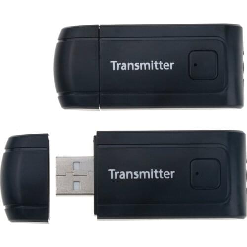 V4 Transmitter Wireless 3.5mm A2DP Stereo Audio Music Adapter Dongle Audio Receiver For PC TV Headphones