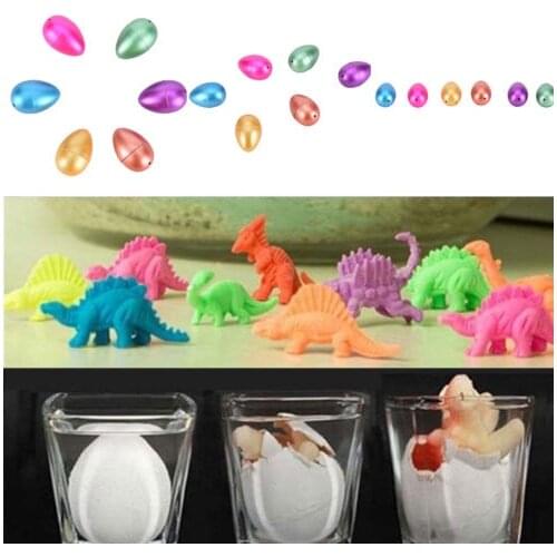 1Pcs Cute Magic Hatching Growing Dinosaur Eggs Add Water Growing Dinosaur Novelty Gag Toys For Child Kids Educational Toys Gifts