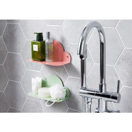 1PC Iron Cloud Wall Shelf Free-punch Wall Hanger Shelf Living Room Bedroom Wall Decoration Home Sundries Storage Rack JL 244