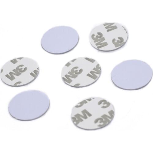 125Khz RFID EM4100 TK4100 ID Blank Coin Tag with 3M adhesive Diameter 20mm 1000pcs/lot