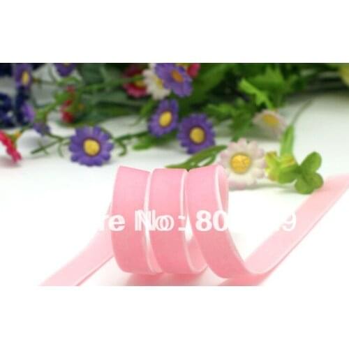 3/8" Single Face Velvet Ribbon Pink Velvet Ribbon Gift Packaging