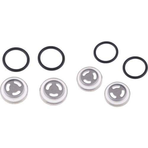 4 Sets 18mm Moto Brake Master Cylinder Reservoir Sight Mirror Rubber Gasket