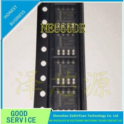 50PCS/LOT NE555DR NE555D NE555 IC 555 SOP-8 NEW