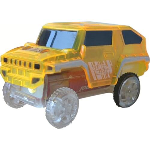 Electronics Special Car for Magic Track Toys With Flashing Lights Educational Plastic Fun Gift Drop Shipping