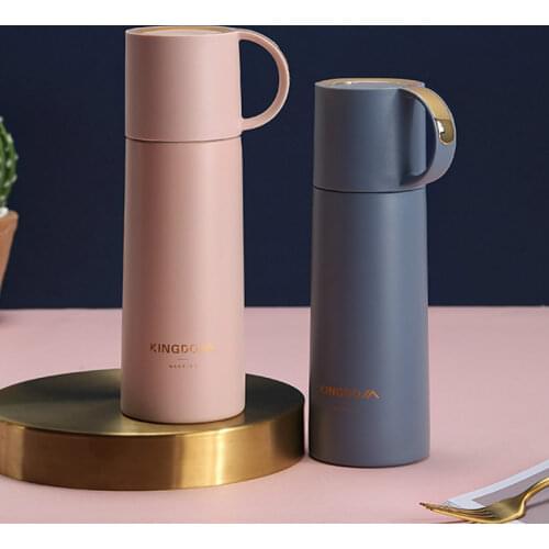 Insulation Water Cup Student Fresh Korea Lovely Simple Ms Portable Creative Personality Fashion Trend Bottles hot water thermos