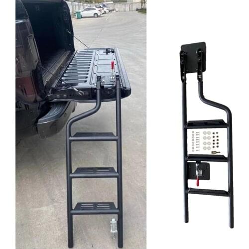 NAVARA D-MAX TRITON L200 HILUX RANGER F-150 REAR TRUNK COVER tailget ladder for Ram trion navara ranger hilux tundra greatwall