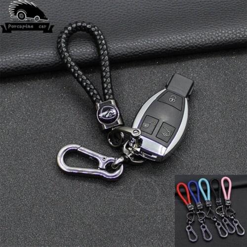 Fashion Metal And Leather Key Chain Key Chain Key Chain Car For Mercedes BMW AUDI Land Rover LEXUS TOYOTA HONDA Mazda Volkswagen