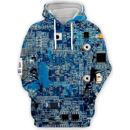 Electronic 3D printed Men for Women Hoodies Funny Pullover zipper hoodies Fashion Sweartshirts Cosplay costumes 06