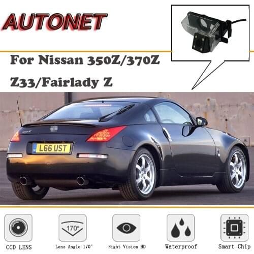 AUTONET Rear View camera For Nissan 350Z / 370Z / Fairlady Z/CCD/Night Vision/Reverse Camera/Backup Camera/license plate camera
