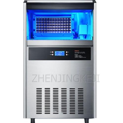 Fully Automatic Ice Maker All-In-One Small Ice Cube Home Bar KTV Cold Storage Milk Tea Shop Self-Cleaning Intelligent Equipment
