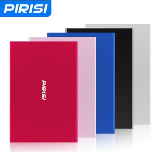 PIRISI Portable External Hard Drive 2TB 1TB 500GB 320GB 250GB 160GB Disco duro externo USB3.0 Disque dur externe for PC, Mac