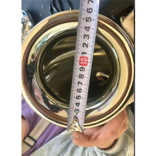 Silver Tenor Saxophone Professional Level 160mm Size Big Bell Diamete Music Instruments High Quality B Flat Sax Mouthpiece Cases