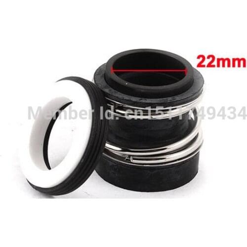 Rubber Bellow Single Spring 22mm Internal Dia Mechanical Shaft Pump Seal 2pcs