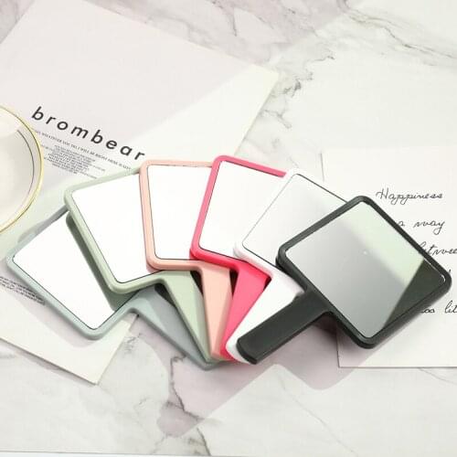 Handle Mirror Square Makeup Mirror Handheld Vanity Mirror Hand Mirror Makeup