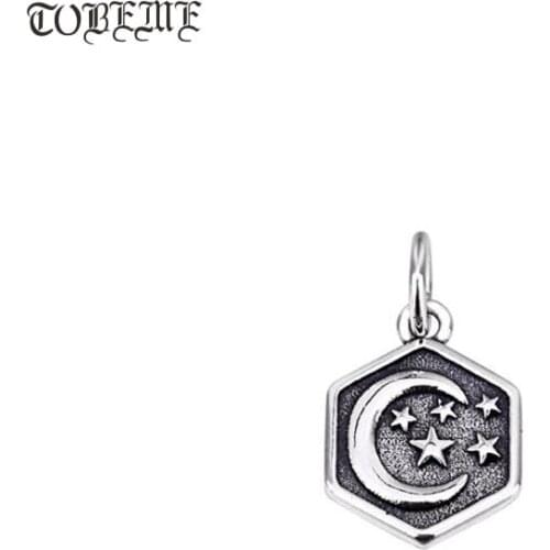 100% 925 Silver Star Charm 925 Sterling Star Small Pendant DIY Bracelet Charm Jewelry Findings