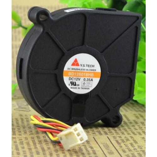SSEA New Wholesale cooling fan for Y.S.TECH BD126018HB 6018 12V 0.35A inverter Blower fan