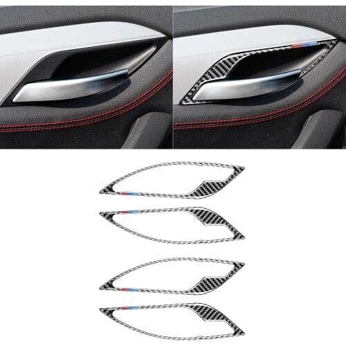 Car Interior Door Handle Bowl Frame Trim High Quality New Outside Door Handle for BMW E84 X1 11-15 Tricolor Stripes