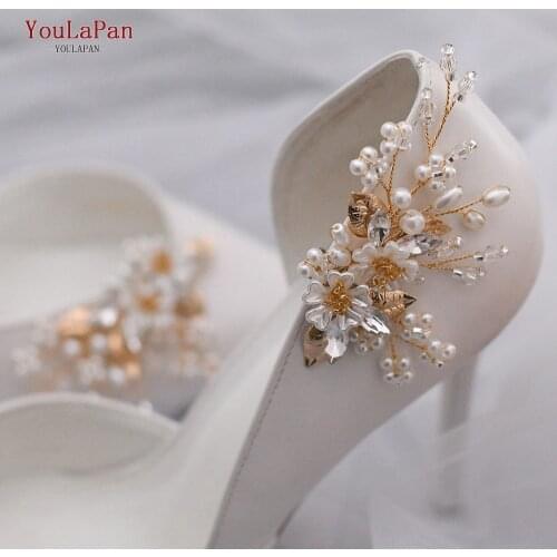 YouLaPan 2pcs 2020 New Shoe Clip Rhinestone Charms Women Wedding High Heels Fashion Buckle Accessories Clothes Decoration X21