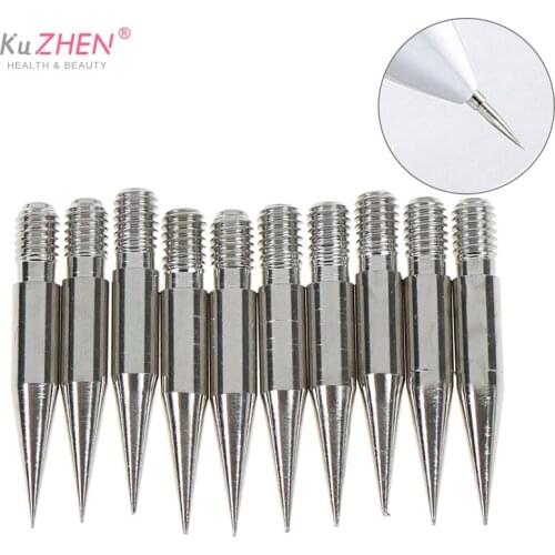 10Pc Micro Removal Pen Sweep Spot Mole Plasma Point Tattoo Machine Needles Remove Moles, Wart, Flesh Nevus Freckle Spot Needle