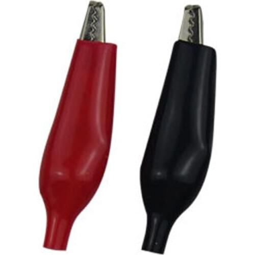 2Pcs/ lots Alligator Clip Insulation Boot Metal Electric Test Lead colorful small crocodile clip Electrical Clamp for Testing
