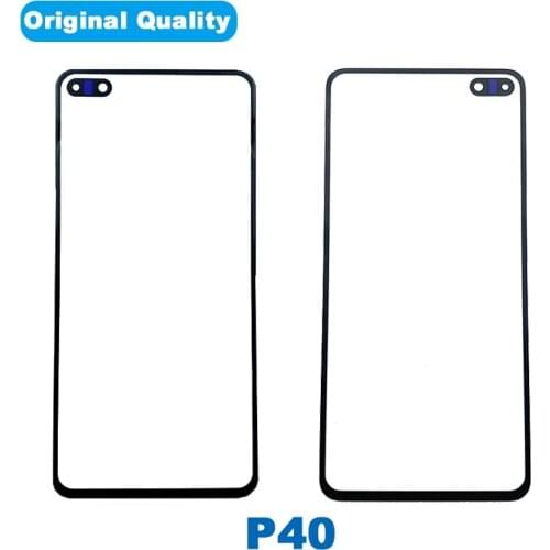 5Pcs\\lot For Huawei P40 ANA-LNX9 ANA-LX4 ANA-NX9 Outer Glass Lens Replacement Touch Screen Front Touch Panel LCD Display