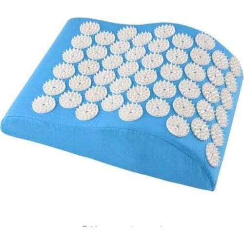 Acupressure Massage Neck Pillow Acupuncture Point Massage Head Neck Back Pain Relieve Pillows Yoga Health Care Stress Cushion