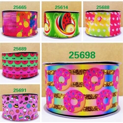 Free shipping 50 yard cartoon sport printed grosgrain ribbon 25698