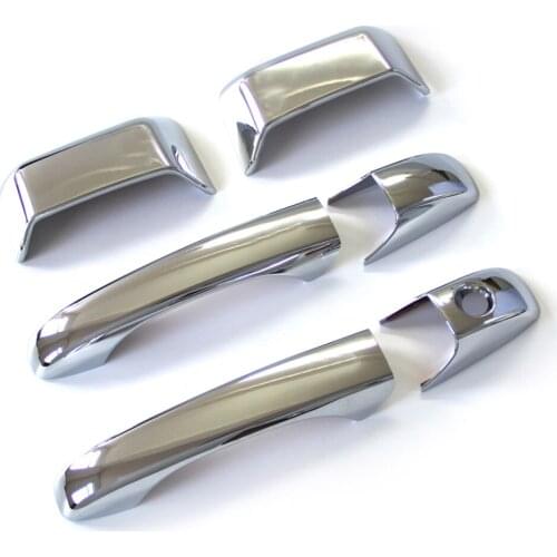 Free Shipping For Jeep Compass 2007-2016 Car Styling Chrome Side Door Handle Cover Trim 2008 2009 2010 2011 2012 2013 2014 2015