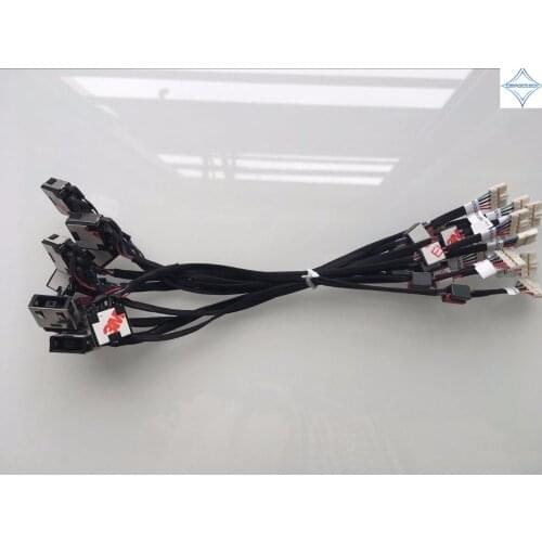 New for Lenovo YOGA Y40 G50 Y50 Y50-70 G50-40 TOUCH 15.6P DC30100RB00 10X laptop DC power jack with cable