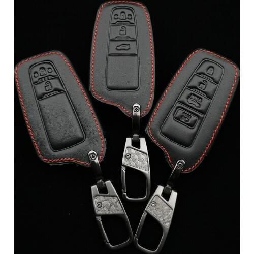 Car Key Cover For Toyota Camry Chr Corolla Rav4 Avalon Land Cruiser Prado Prius Remote Fob Cover 2 3 4 Button 2018 2019 2020