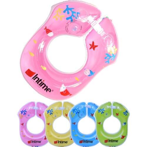 Baby Underarm Swimming Rings Swim Float, Swimming Trainer,Inflatable PVC Swim Ring, Pink,Blue, Green, Yellow Pool Life Vest