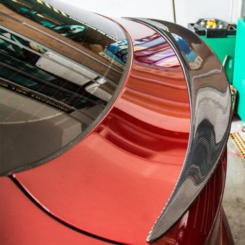 For BMW X6 E71 2008-2014 Rear Wing Spoiler, Trunk Boot Wings Spoilers Carbon Fiber 3M Paste installation