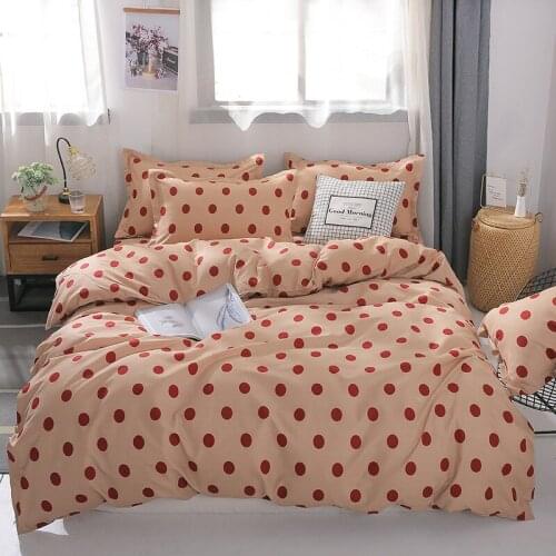 Polyester Duvet Cover Bedding Set Twin Size Bedspreads For King Bed Nordic Plaids And Covers Flat Bed Sheet Home Textile