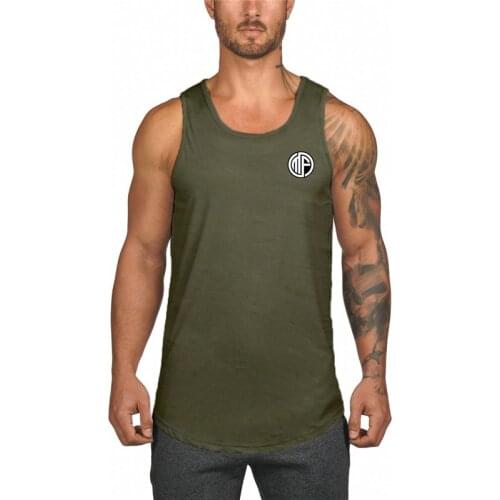 Summer Men Fashion Print Slim Y-Back Tank Tops Stringer Bodybuilding Singlets Muscle Fitness Racerback Vest Undershirt For Men