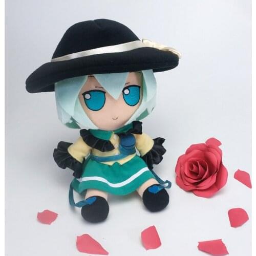 Anime TouHou Project Komeiji Koishi Cute Cosplay Plush Doll Soft Cartoon Stuffed Soft Toys Pillow Birthday Gifts 20cm Free Ship