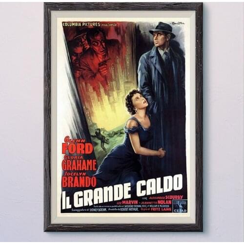 N370 THE BIG HEAT Vintage Classic Movie Wall Silk Cloth HD Poster Art Home Decoration Gift