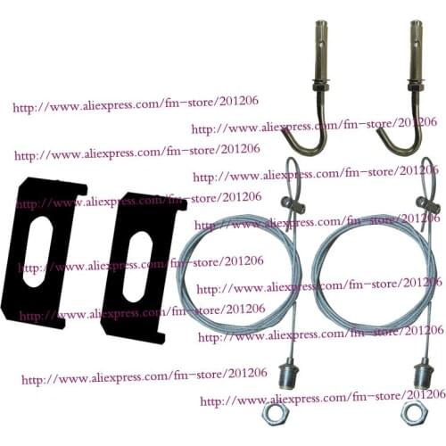 Odyssea Black Color T5HO Quad Series Aquarium Lighting Hang Kit