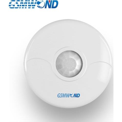 433MHz Wireless Ceiling PIR Passive Motion Sensor 360 Angle Infrared Detecting For Our Wifi / GSM / GPRS / RIFD Alarm System